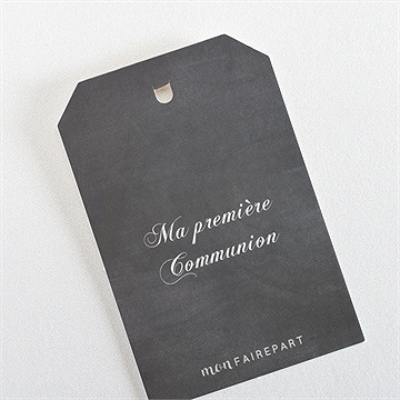 Etiquette communion coupe et épis de blé - Dos de l'étiquette
