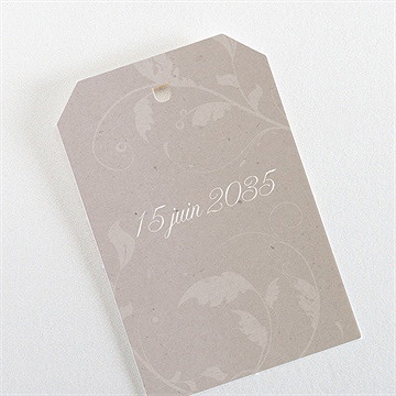 Etiquette communion jolie annonce - Dos de l'étiquette