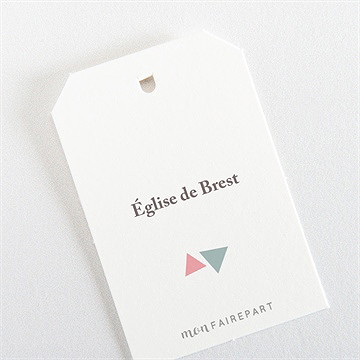 Etiquette communion sa première communion - Dos de l'étiquette