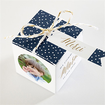 Boîte de dragées communion relief - Dessus de la boîte