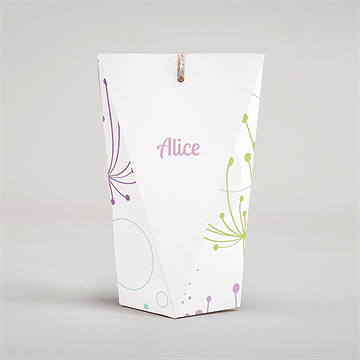 Boîte surprise communion mon annonce photo - Dos de la boîte