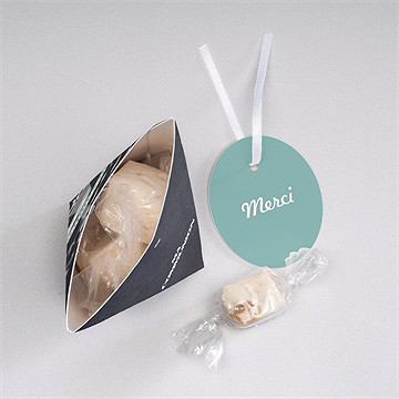 Boîte surprise communion sacrement élégant - Intérieur de la boîte