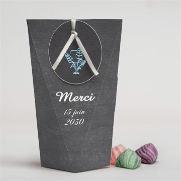 Boîte surprise communion coupe et épis de blé