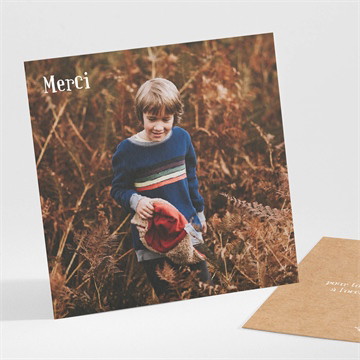 Carte recto-verso - carré