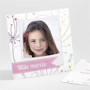 Remerciement communion mon annonce photo