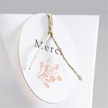 Boîte surprise communion gravures végétales - Détail de la boîte