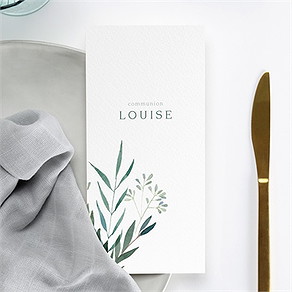Menu communion touche champêtre