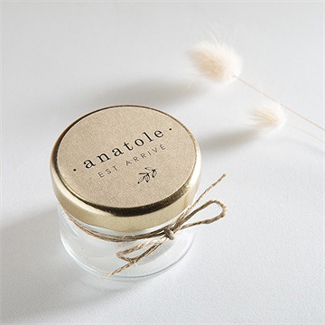 Sticker naissance signes de douceur - Mise en situation