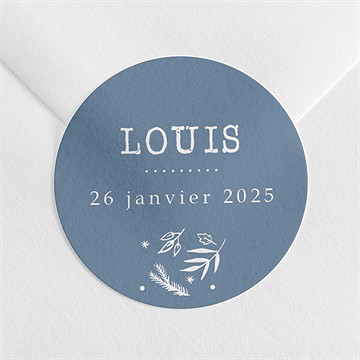 Sticker naissance 4 belles photos