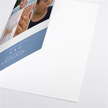 Livret de messe communion bleu myosotis - Détail du livret