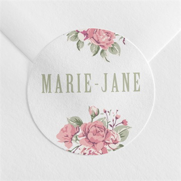 Sticker naissance champêtre nature photomaton