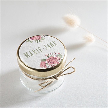 Sticker naissance champêtre nature - Mise en situation