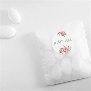 Sticker naissance champêtre nature - Mise en situation