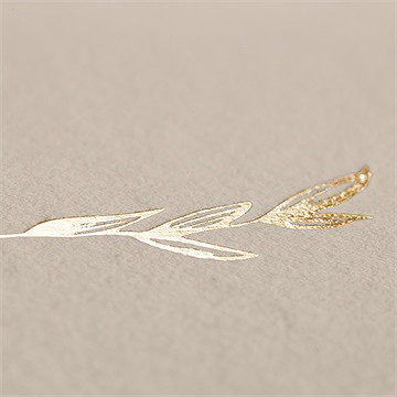 Remerciement communion le sacrement - Détail du dos du faire-part