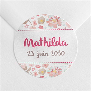 Sticker naissance mon petit chou !