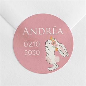 Sticker naissance poésie aimantée
