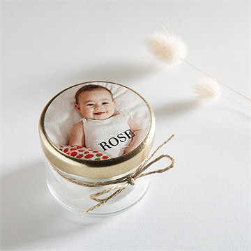 Sticker naissance mon bébé grenadine - Mise en situation