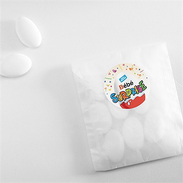 Sticker naissance petit oeuf surprise - Mise en situation