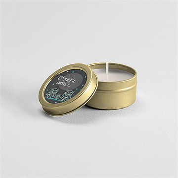 Bougie naissance chouette alors - Mise en situation