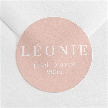 Sticker naissance sa gravure