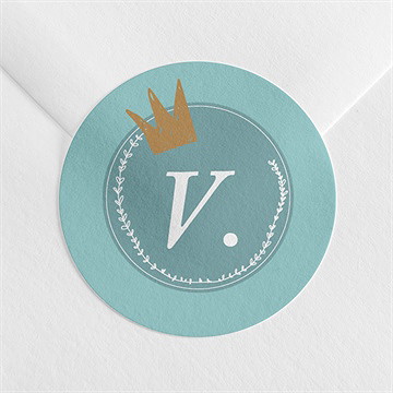 Sticker naissance notre petit prince