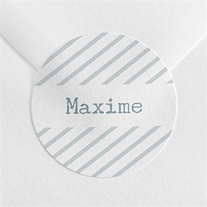 Sticker naissance tout en photos