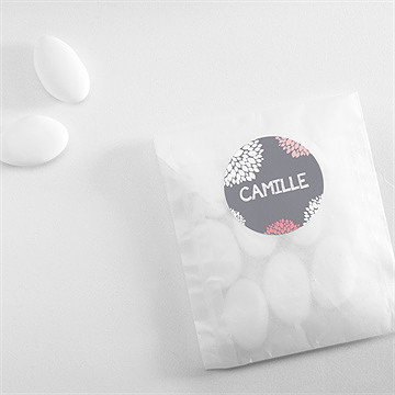 Sticker naissance nature et pastel photo - Mise en situation