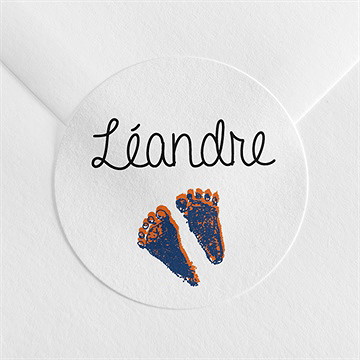 Sticker naissance jolis pictogrammes