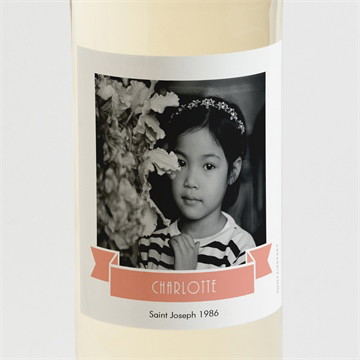 Etiquette de bouteille communion beauté essentielle