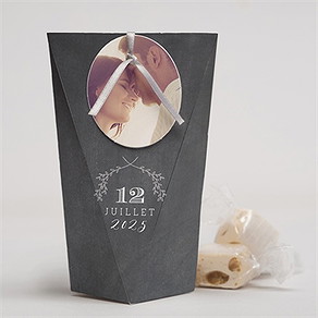 Boîte surprise mariage retro original