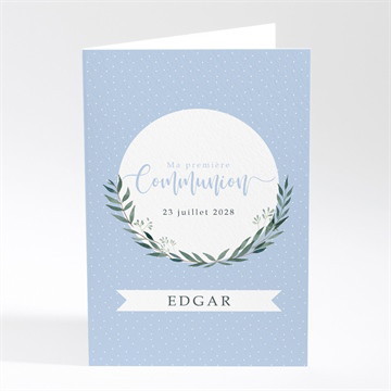 Menu communion doux flocons