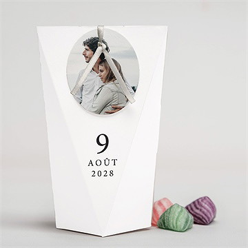 Boîte surprise mariage epuré