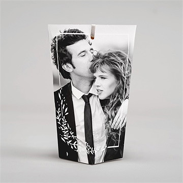 Boîte surprise mariage en relief - Dos de la boîte