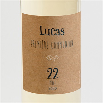 Etiquette de bouteille communion tout un symbole magnet