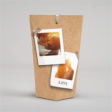 Boîte surprise mariage notre roman photo - Dos de la boîte