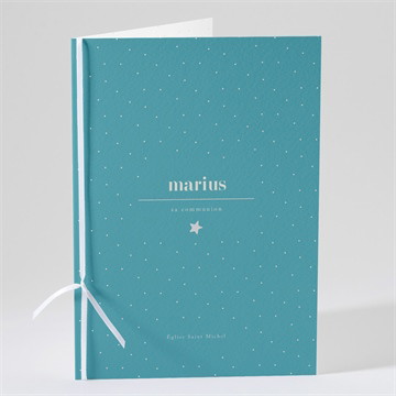 Livret de messe communion tampon étoilé