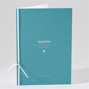 Livret de messe communion tampon étoilé