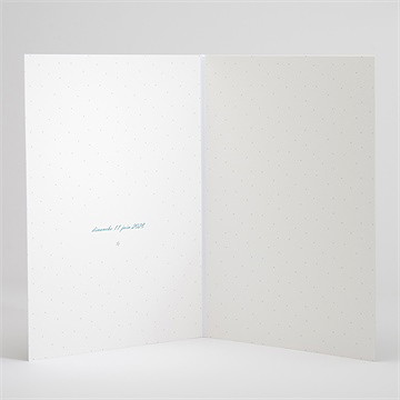 Livret de messe communion tampon étoilé - Intérieur du livret