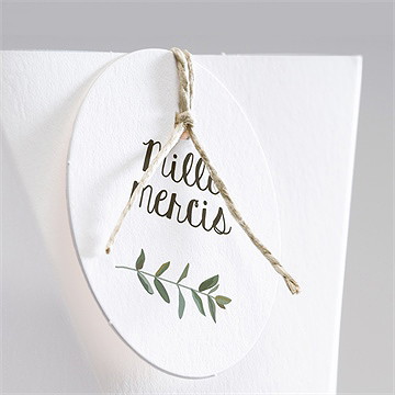 Boîte surprise mariage couronne d'olivier - Détail de la boîte