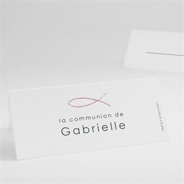 Marque-place communion jour sacré