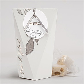 Boîte surprise mariage élégance