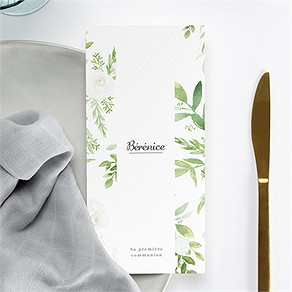 Menu communion ornements