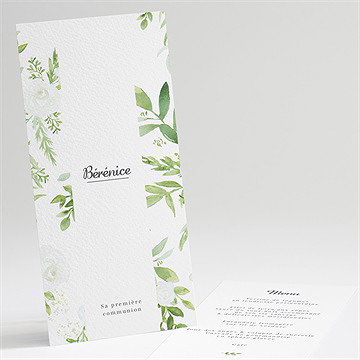 Menu communion ornements