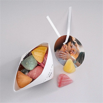 Boîte surprise mariage juste nous - Intérieur de la boîte