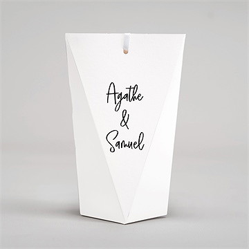 Boîte surprise mariage juste nous - Dos de la boîte