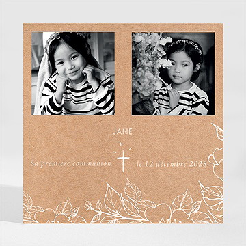 Faire-part communion illuminations magnet - Mise en situation