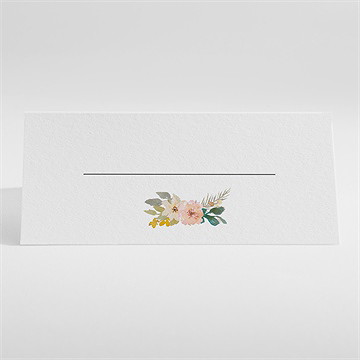 Marque-place communion symboles et foi - Dos du marque-place