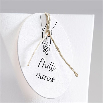 Boîte surprise mariage belle esquisse - Détail de la boîte