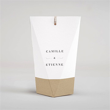 Boîte surprise mariage un grand jour - Dos de la boîte