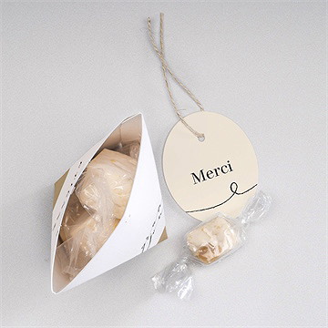 Boîte surprise mariage un grand jour - Intérieur de la boîte